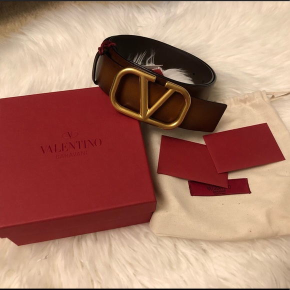 Valentino Accessories - Valentino V logo belt